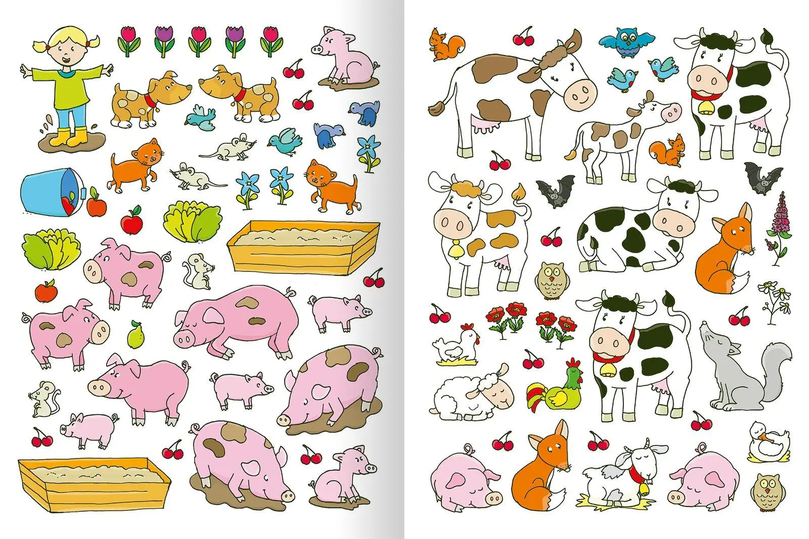 Bild: 9783845817309 | Erstes Stickern Bauernhof | Sandra Schmidt | Taschenbuch | 24 S.