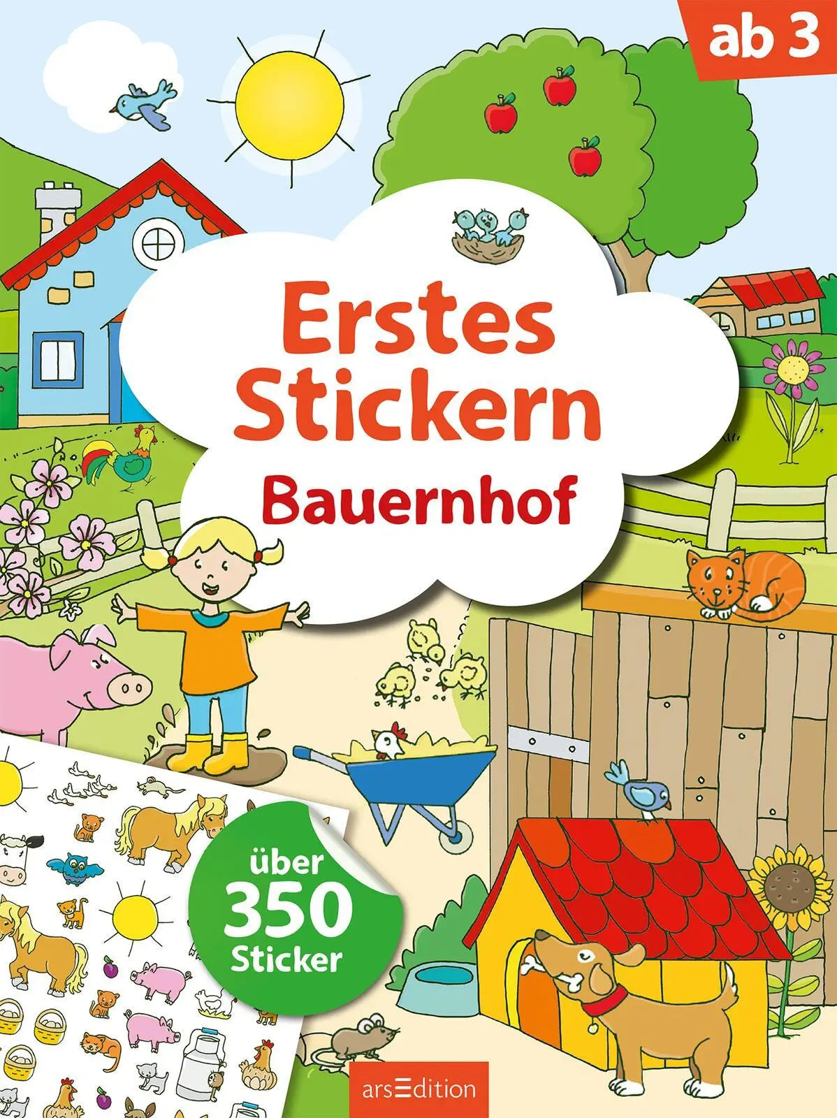Bild: 9783845817309 | Erstes Stickern Bauernhof | Sandra Schmidt | Taschenbuch | 24 S.