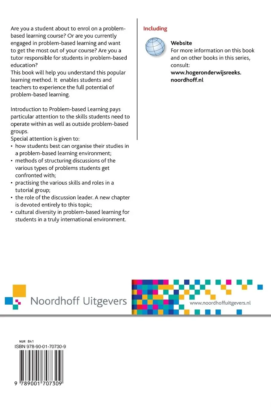 Rückseite: 9789001707309 | Introduction to Problem-Based Learning | Jos Moust (u. a.) | Buch