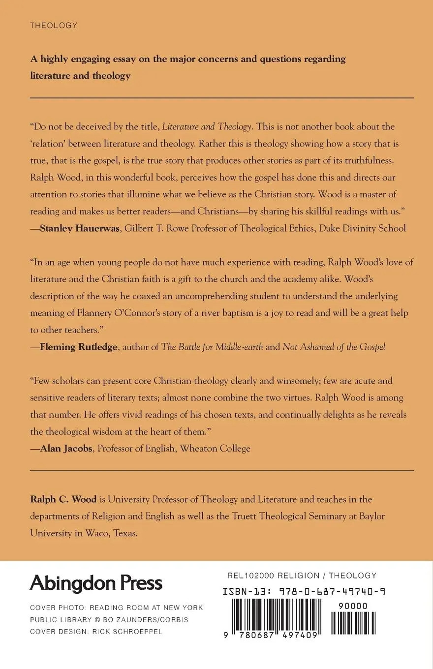 Rückseite: 9780687497409 | Literature and Theology | Ralph C. Wood | Taschenbuch | Englisch