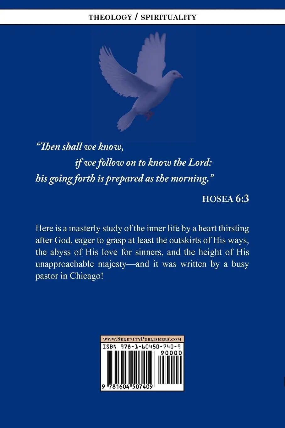 Rückseite: 9781604507409 | The Pursuit of God (Special Edition for Students) | A. W. Tozer | Buch