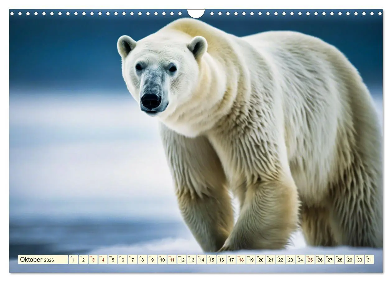 Bild: 9783457417409 | Eisbären im Fokus (Wandkalender 2026 DIN A3 quer), CALVENDO...
