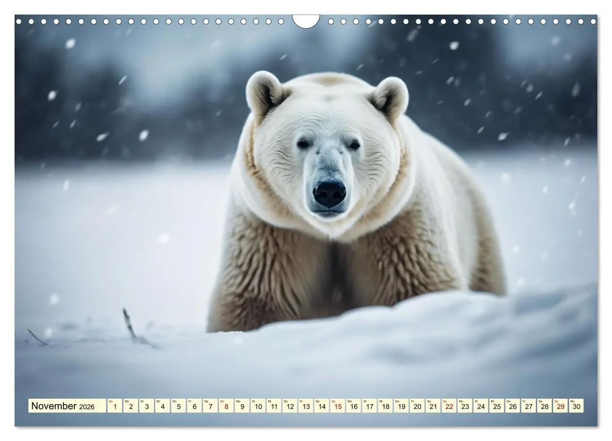 Bild: 9783457417409 | Eisbären im Fokus (Wandkalender 2026 DIN A3 quer), CALVENDO...