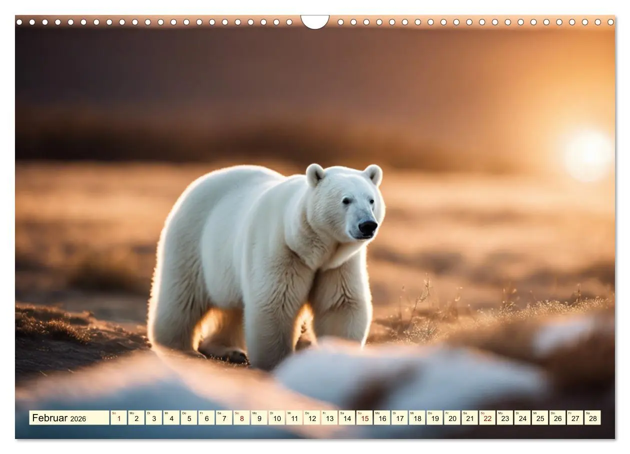 Bild: 9783457417409 | Eisbären im Fokus (Wandkalender 2026 DIN A3 quer), CALVENDO...