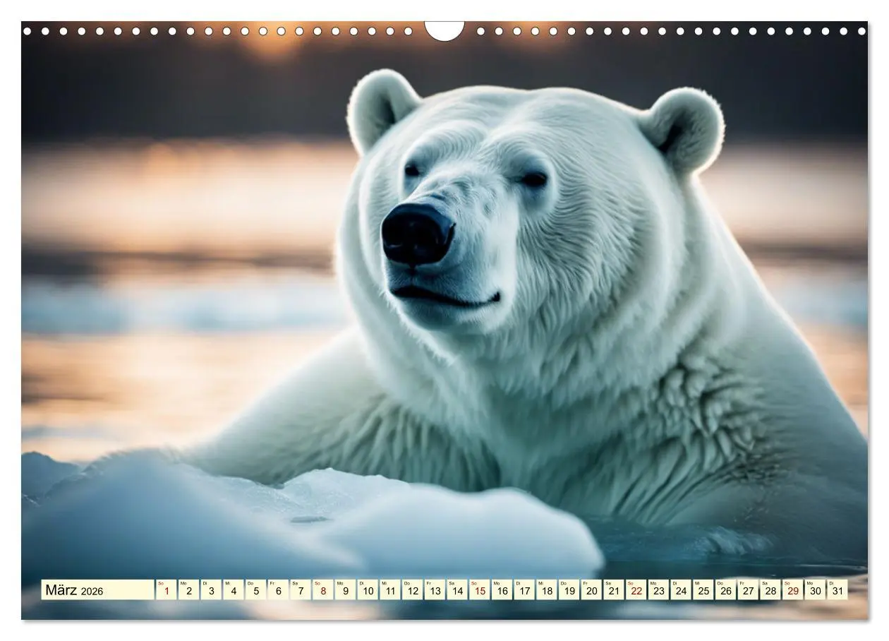 Bild: 9783457417409 | Eisbären im Fokus (Wandkalender 2026 DIN A3 quer), CALVENDO...