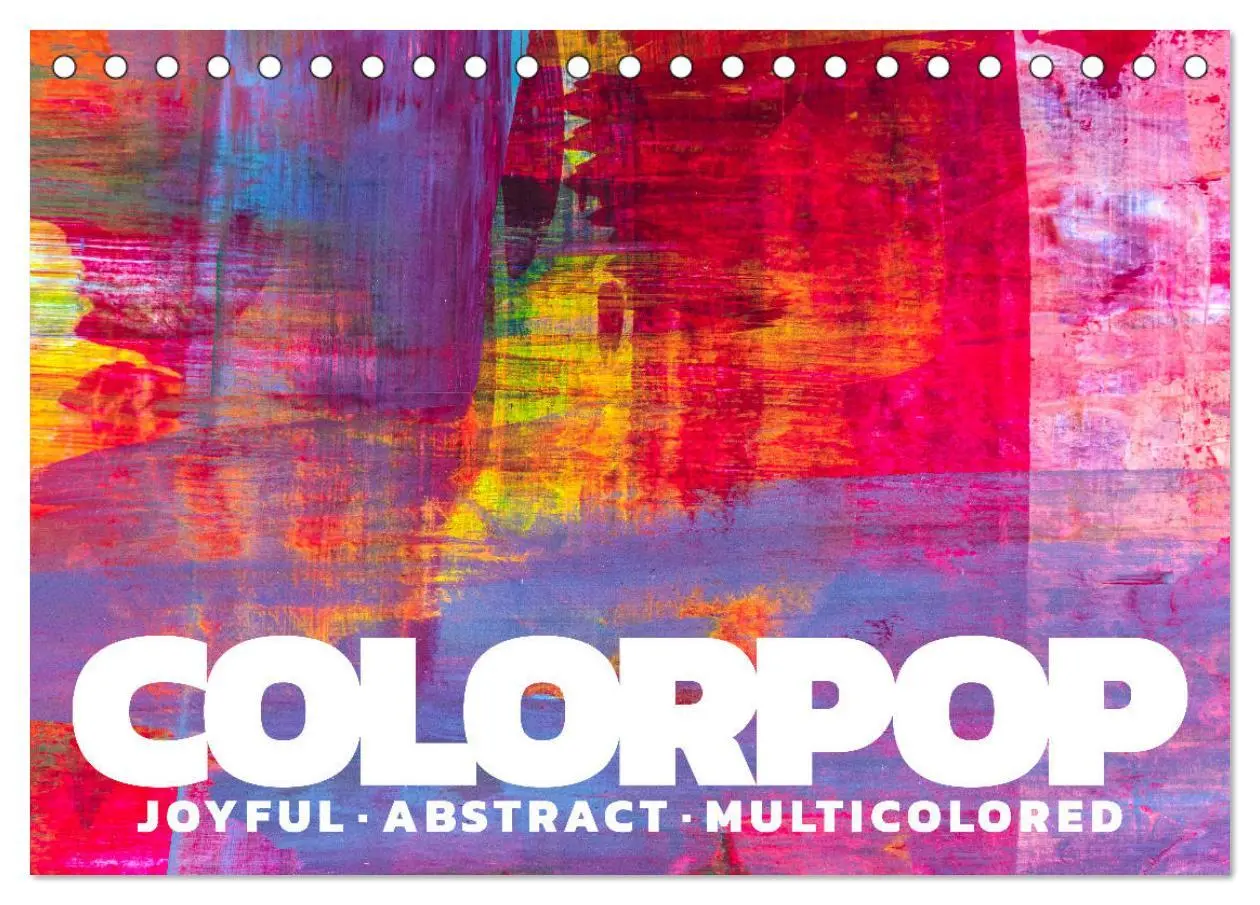 Cover: 9783457727409 | Colorpop - Joyful, abstract. multicolored (Tischkalender 2026 DIN...