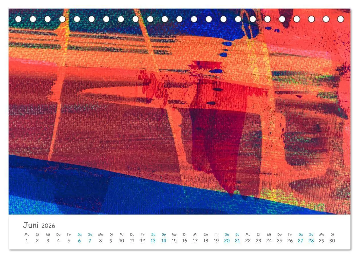 Bild: 9783457727409 | Colorpop - Joyful, abstract. multicolored (Tischkalender 2026 DIN...