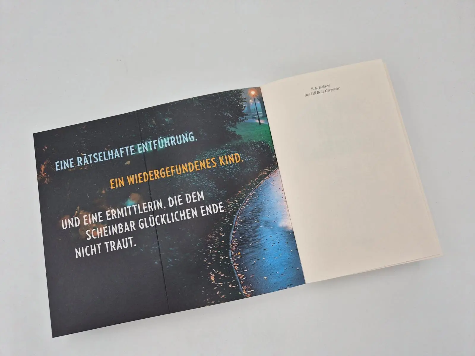 Bild: 9783492067409 | Der Fall Bella Carpenter | E. A. Jackson | Taschenbuch | 432 S. | 2026