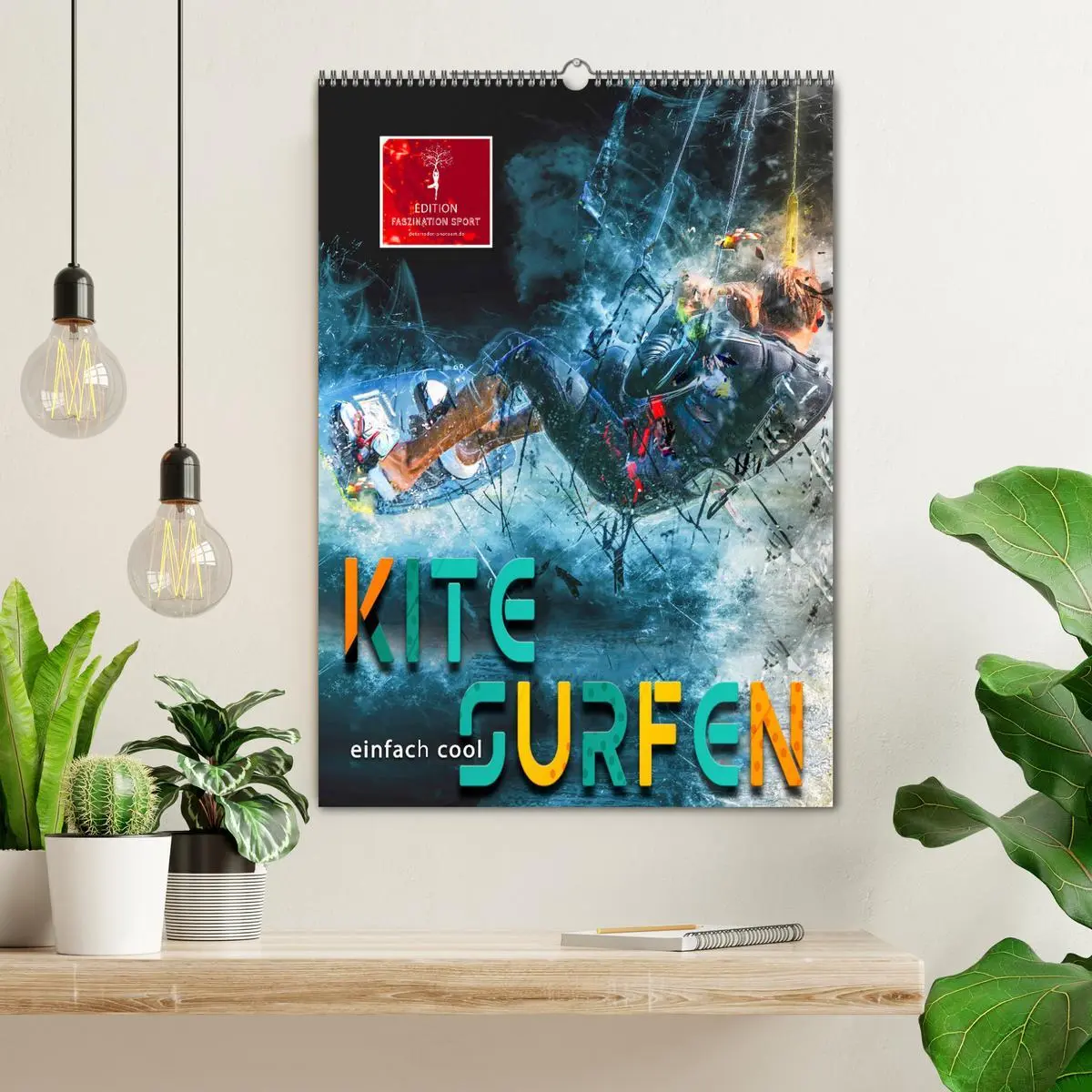 Bild: 9783516367409 | Kitesurfen - einfach cool (Wandkalender 2026 DIN A2 hoch), CALVENDO...
