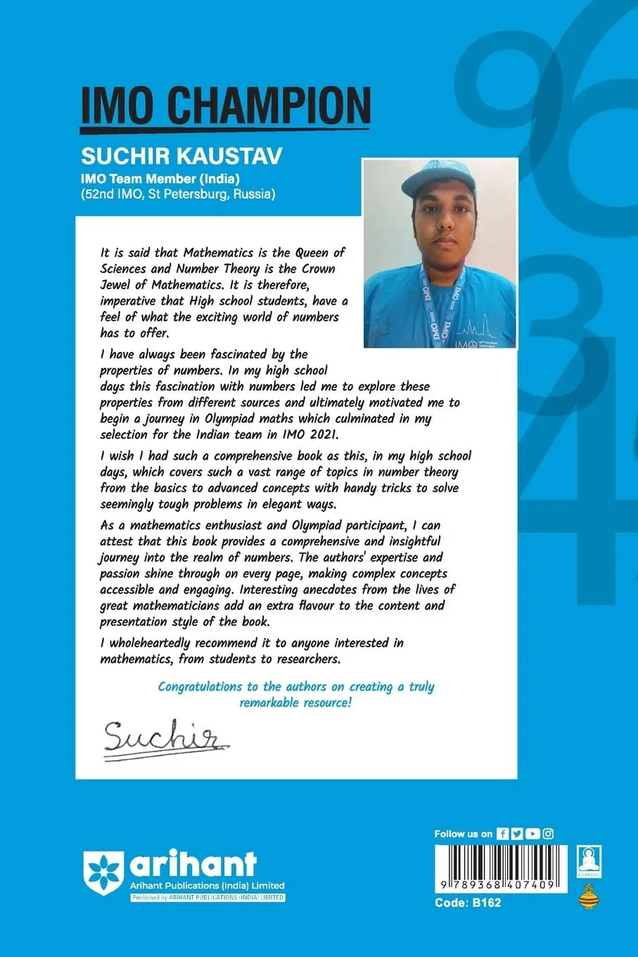 Rückseite: 9789368407409 | Number Theory for Olympiads | Abhishek Kumar (u. a.) | Taschenbuch