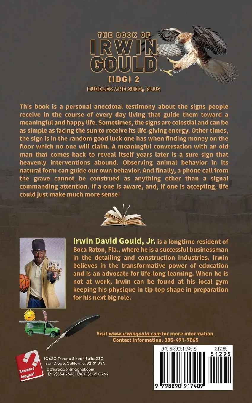 Rückseite: 9798890917409 | The Book of Irwin Gould (IDG) 2 | Bubbles and Sudz, plus | Irwin Gould