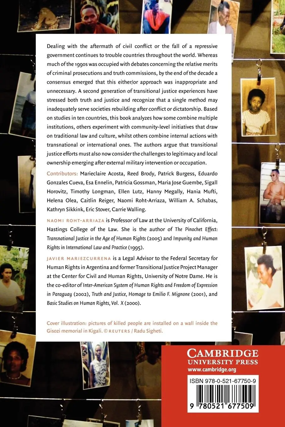 Rückseite: 9780521677509 | Transitional Justice in the Twenty-First Century | Taschenbuch | 2011