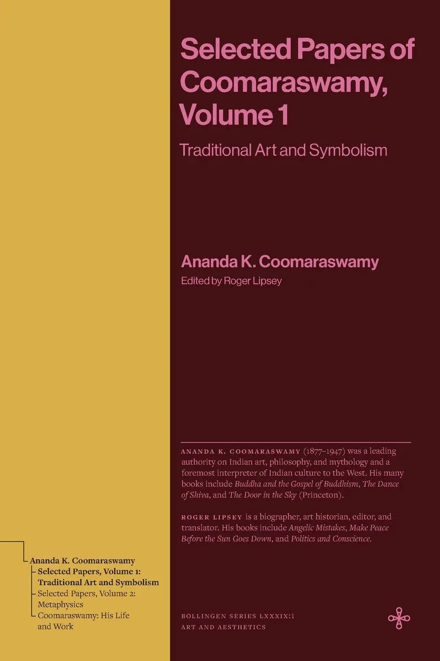 Cover: 9780691277509 | Selected Papers of Coomaraswamy, Volume 1 | Ananda K. Coomaraswamy