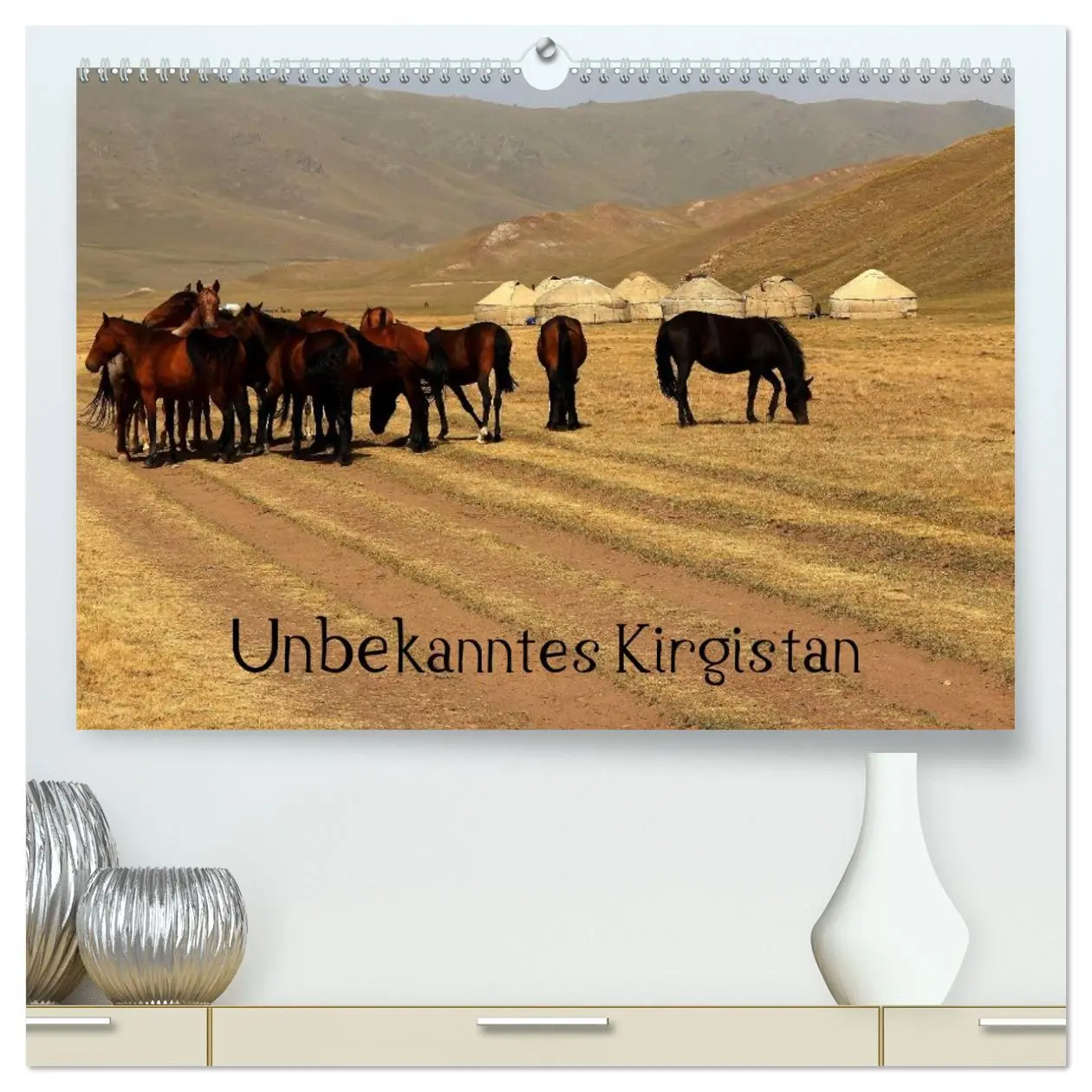 Cover: 9783457957509 | Unbekanntes Kirgistan (hochwertiger Premium Wandkalender 2026 DIN...
