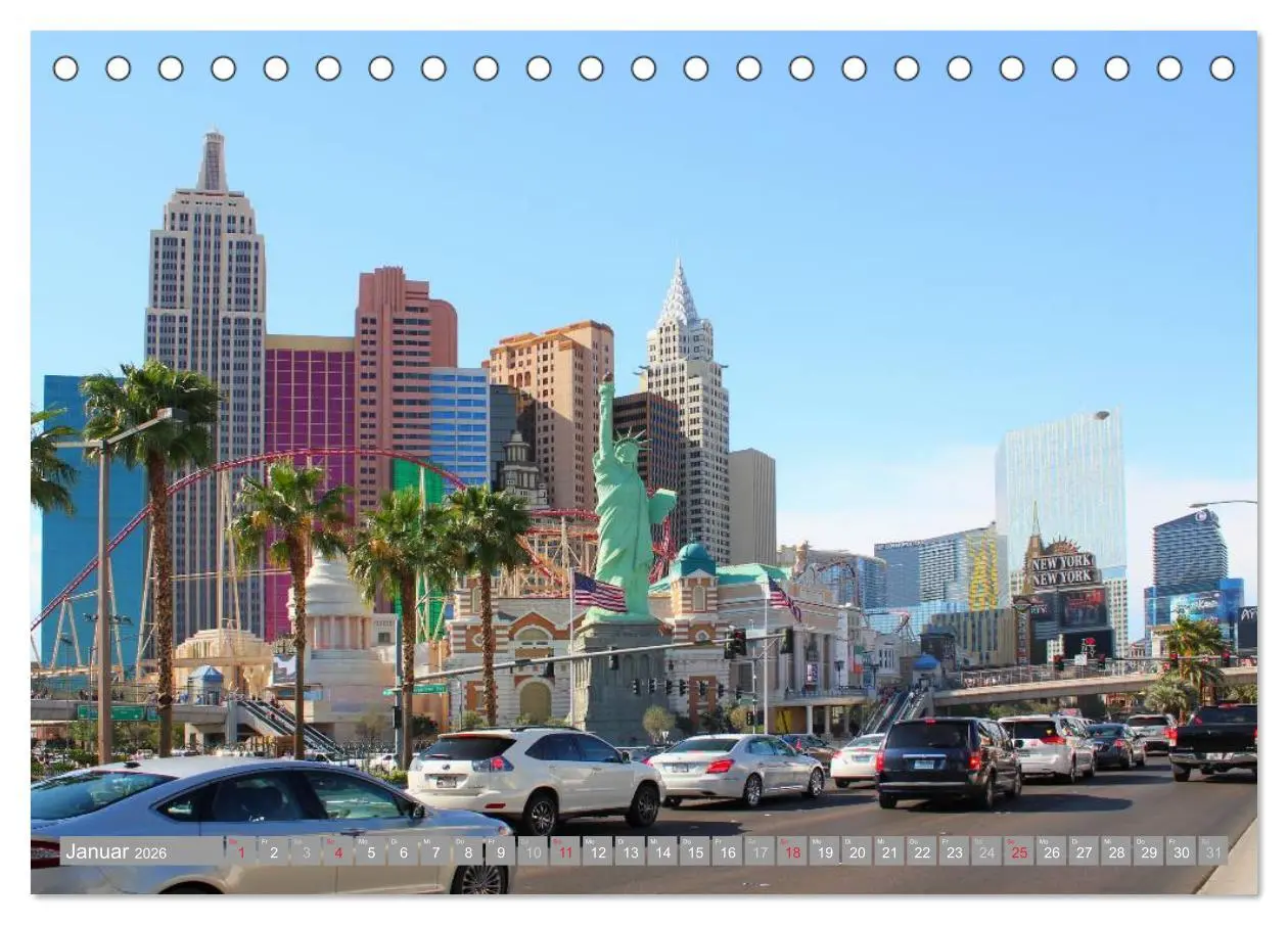 Bild: 9783516117509 | Las Vegas - Nevada (Tischkalender 2026 DIN A5 quer), CALVENDO...