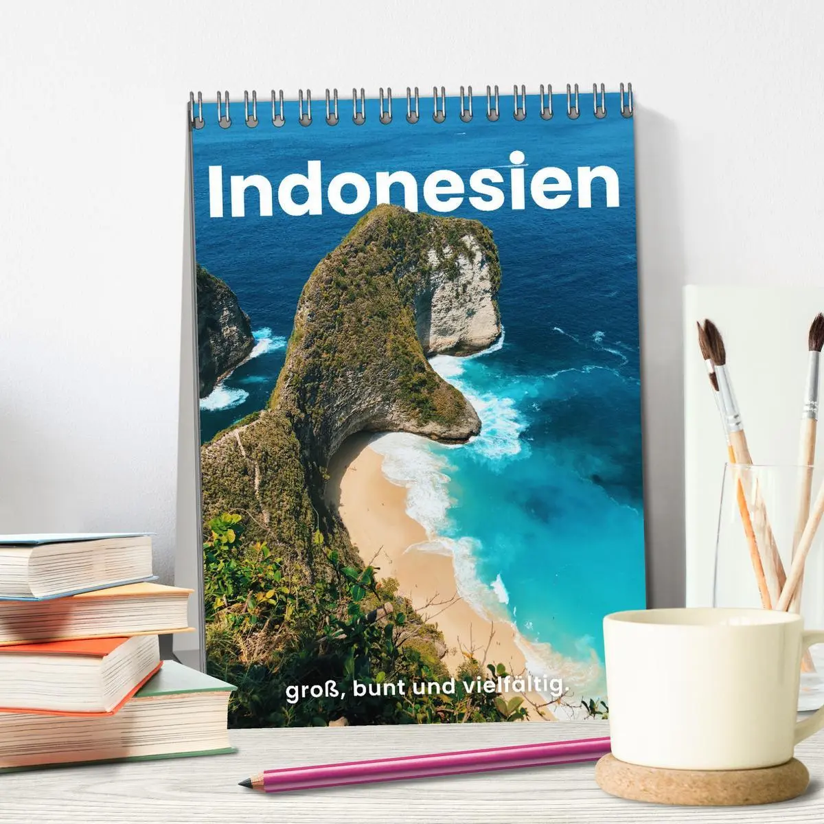 Bild: 9783516357509 | Indonesien - groß, bunt und vielfältig. (Tischkalender 2026 DIN A5...