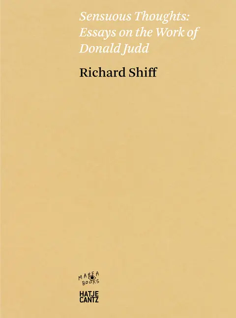 Cover: 9783775747509 | Sensuous Thoughts | Essays on the Work of Donald Judd | Judd | Buch