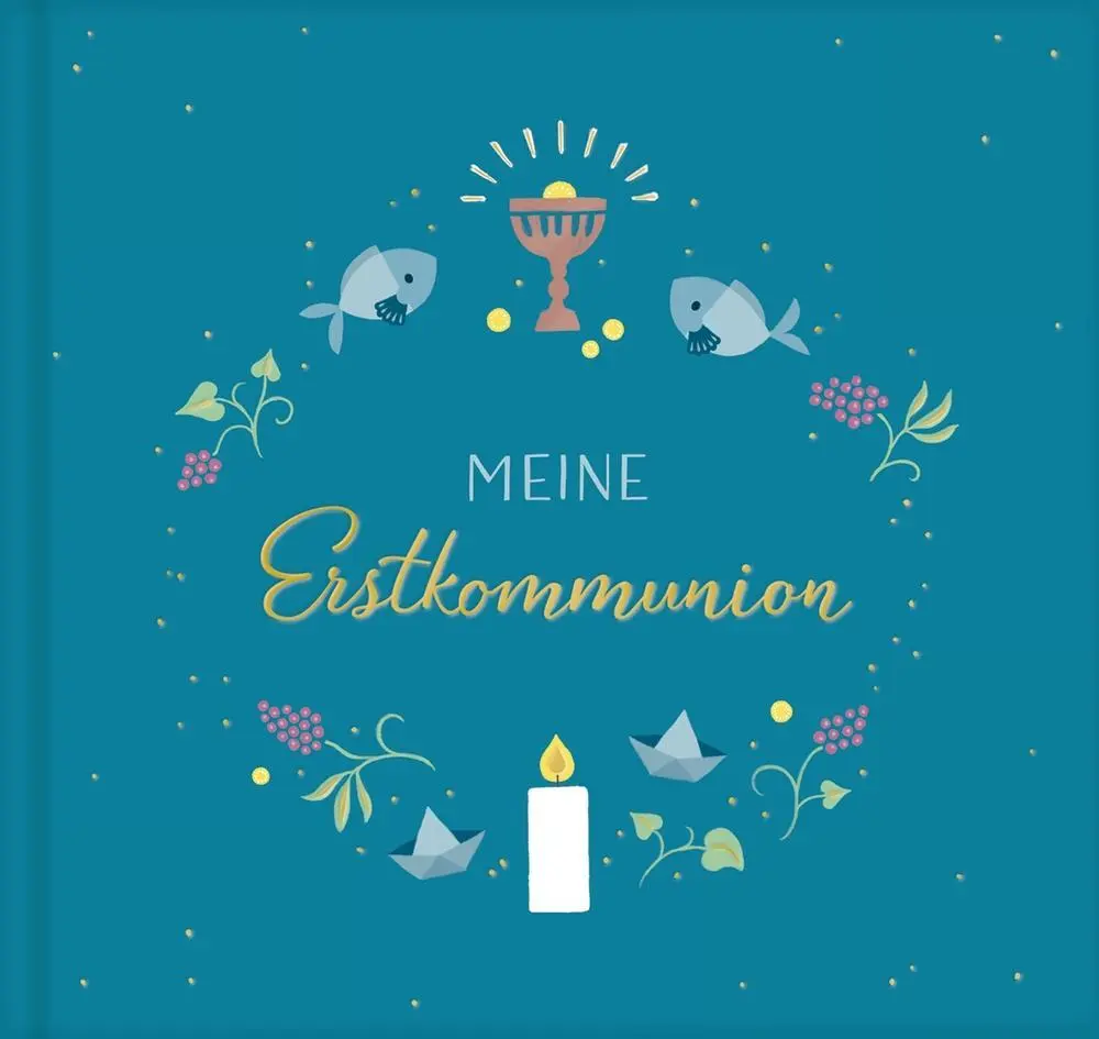 Bild: 4050003717609 | Eintragalbum - Meine Erstkommunion (petrol) | Nora Paehl | Buch | 2020
