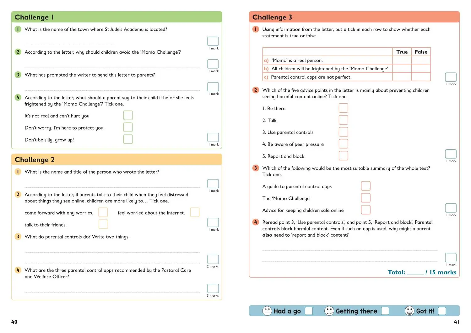 Bild: 9780008467609 | Collins Year 6 Reading Comprehension - Sats Targeted Practice Workbook