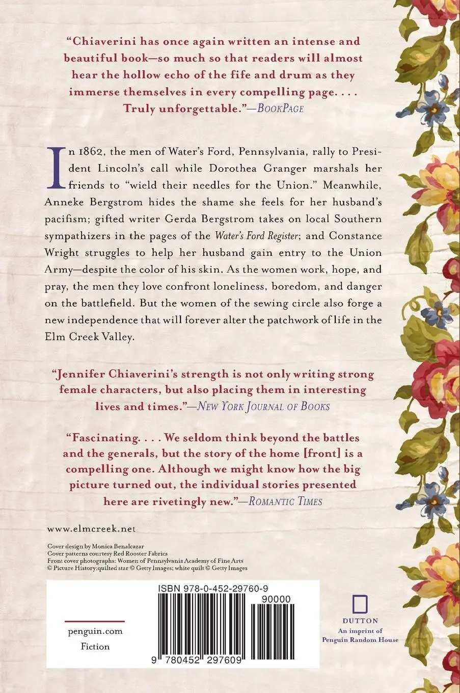 Rückseite: 9780452297609 | The Union Quilters | An Elm Creek Quilts Novel | Jennifer Chiaverini
