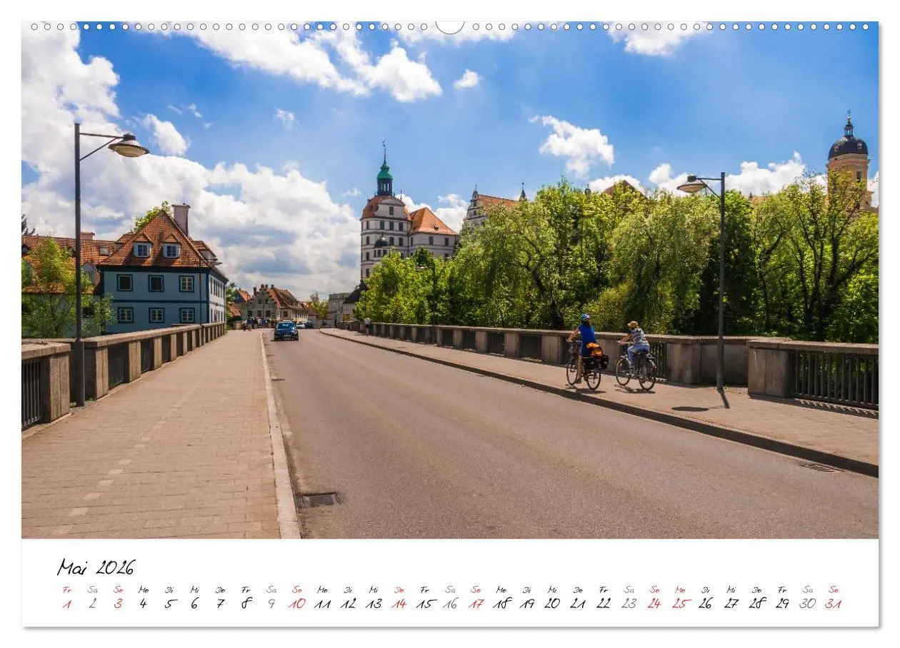 Bild: 9783516107609 | Romantisches Neuburg an der Donau (Wandkalender 2026 DIN A2 quer),...