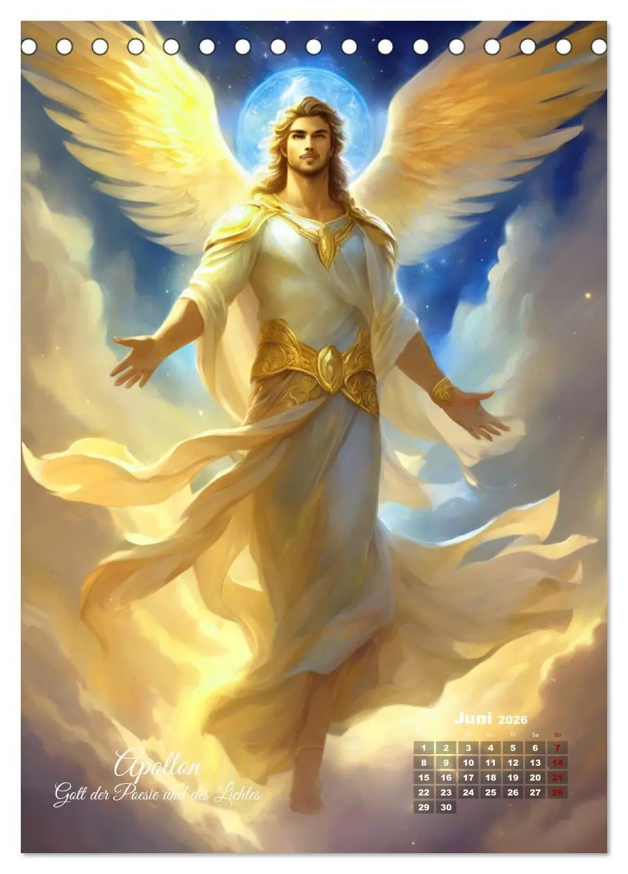 Bild: 9783516277609 | Zwölf Götter der griechischen Mythologie (Tischkalender 2026 DIN A5...