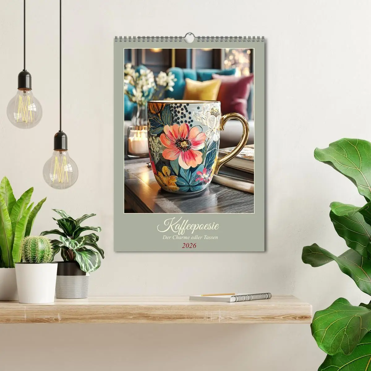 Bild: 9783516727609 | Kaffeepoesie. Der Charme edler Tassen (Wandkalender 2026 DIN A3...