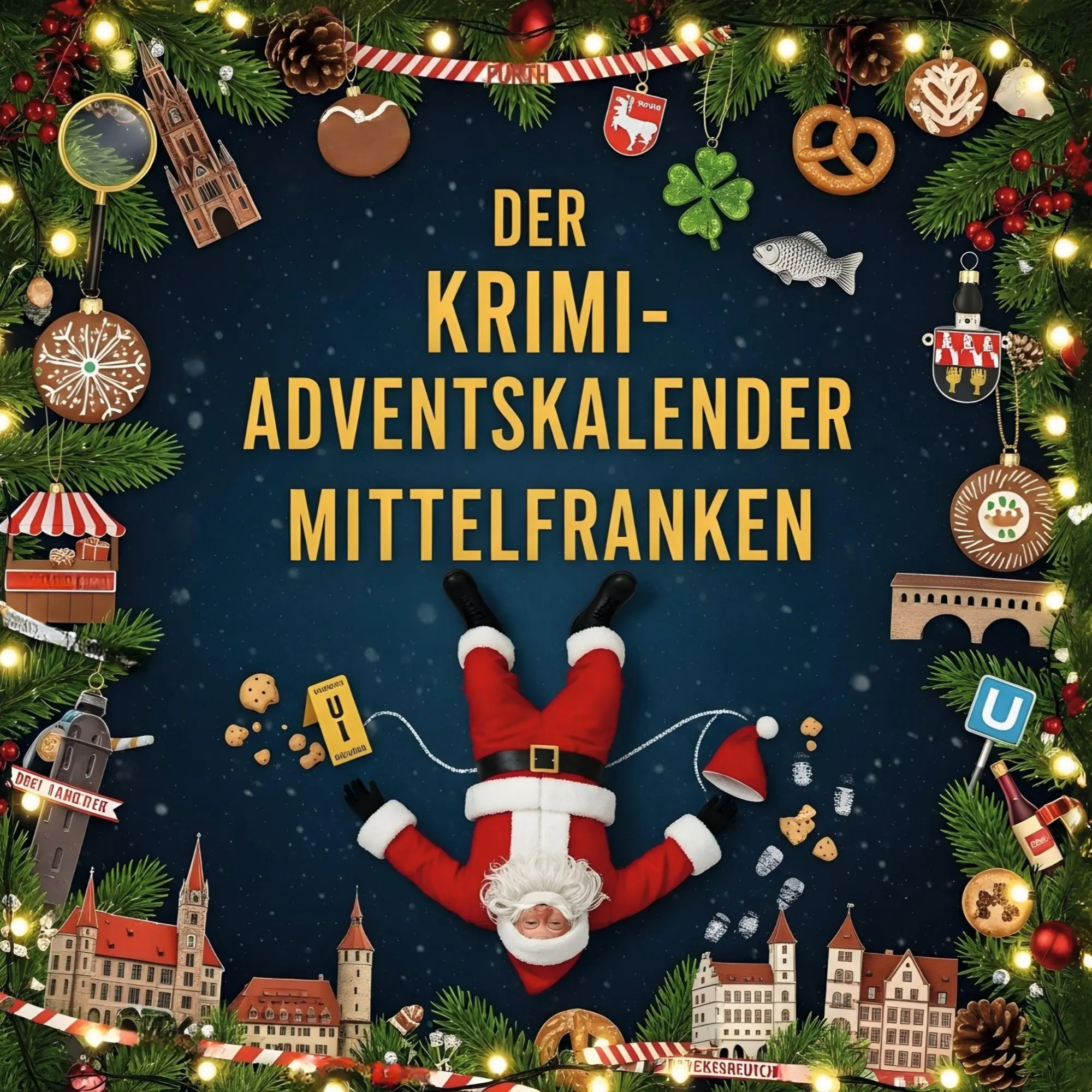 Cover: 9783695307609 | Der Krimi-Adventskalender Mittelfranken | Mordsverdächtig in 24 Akten