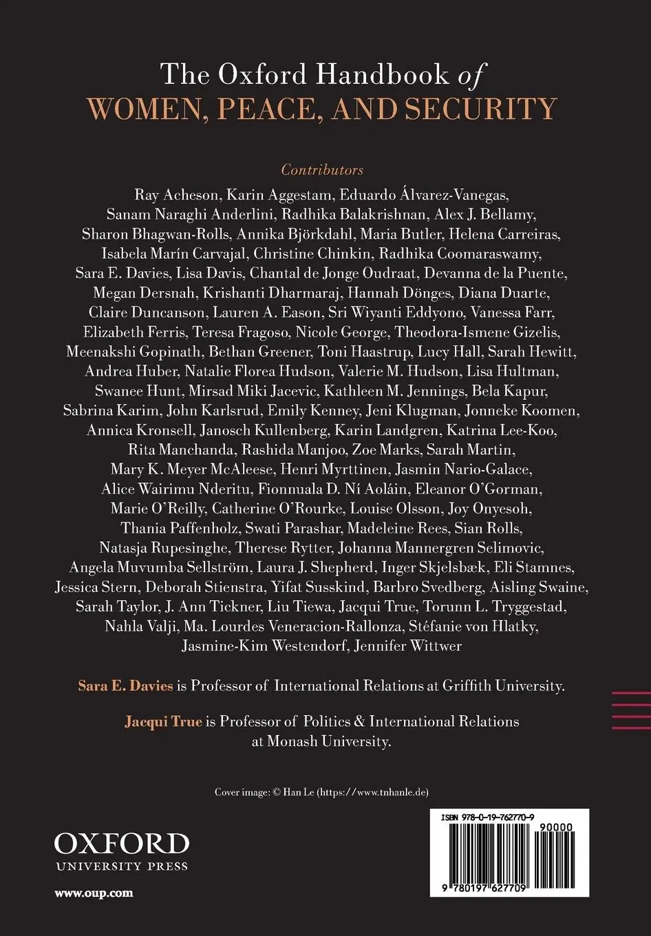 Rückseite: 9780197627709 | Oxford Handbook of Women, Peace, and Security | Sara E Davies | Buch