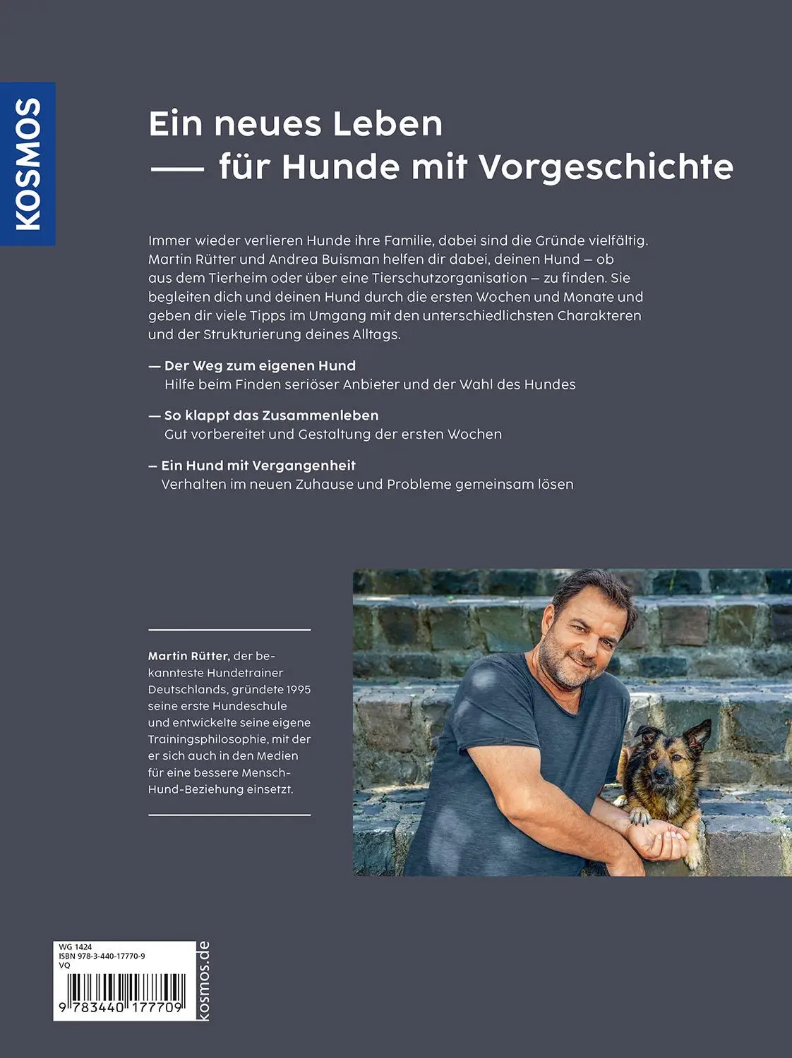 Rückseite: 9783440177709 | Tierschutzhunde | Martin Rütter | Buch | 160 S. | Deutsch | 2023
