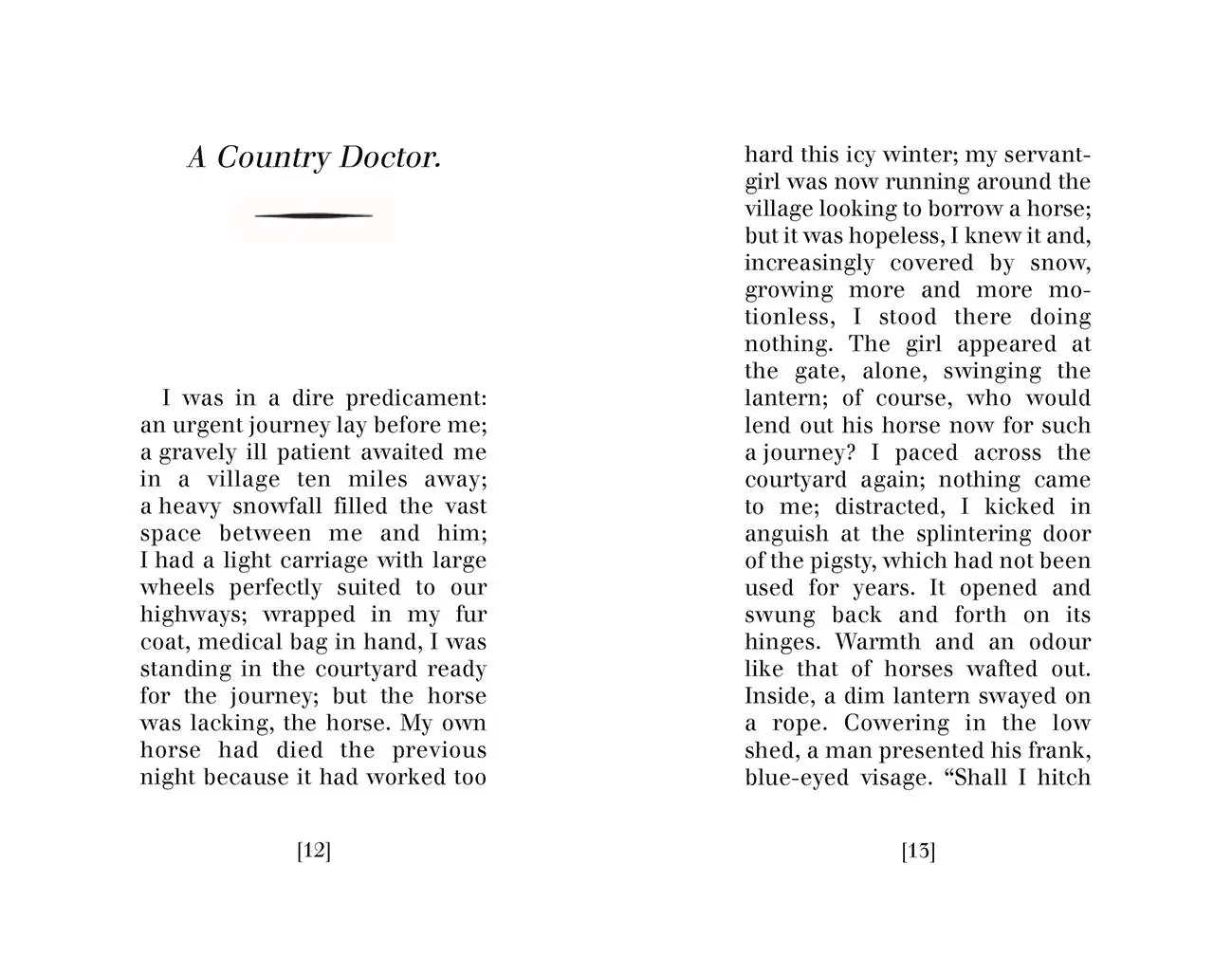 Bild: 9783899197709 | A Country Doctor | Short Stories | Franz Kafka | Taschenbuch | 2022