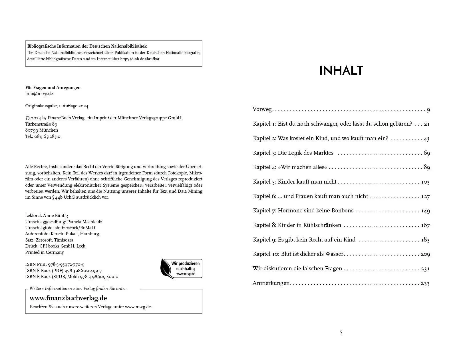 Bild: 9783959727709 | Ich kauf mir ein Kind | Birgit Kelle | Taschenbuch | 256 S. | Deutsch