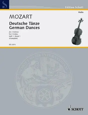 Cover: 9790001037709 | Deutsche Tanze | Wolfgang Amadeus Mozart | Buch | Schott Music