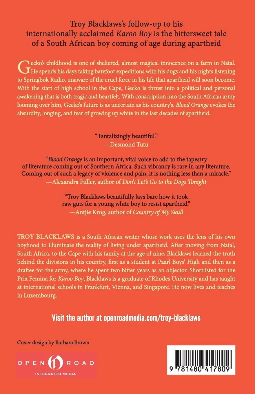 Rückseite: 9781480417809 | Blood Orange | A Novel | Troy Blacklaws | Taschenbuch | Englisch