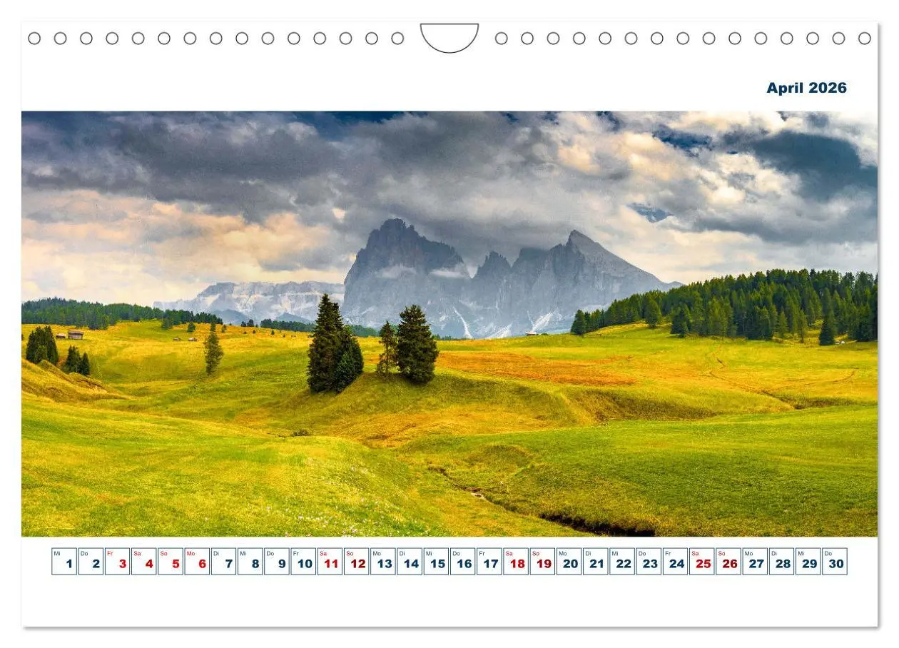 Bild: 9783457617809 | Südtirol - Dolomiten-Träume by VogtArt (Wandkalender 2026 DIN A4...