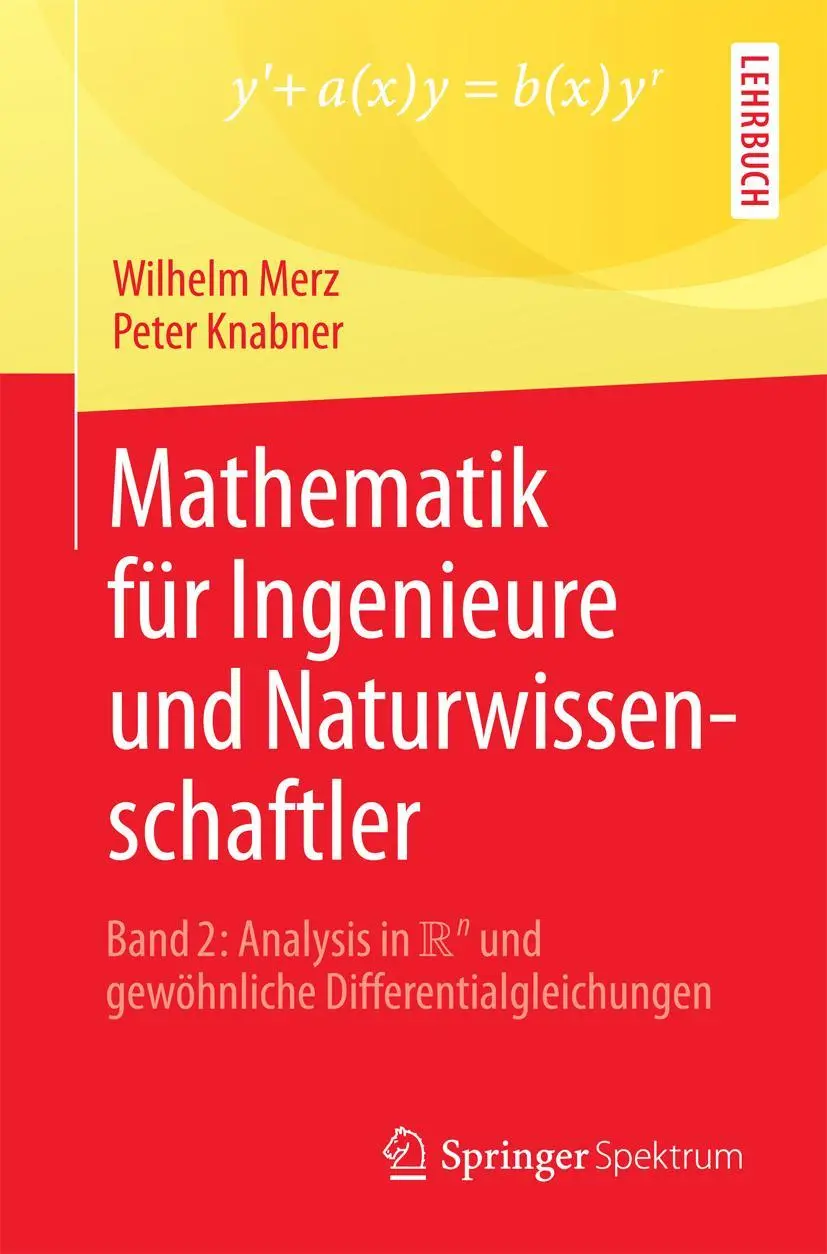 Cover: 9783662547809 | Mathematik für Ingenieure und Naturwissenschaftler | Knabner (u. a.)