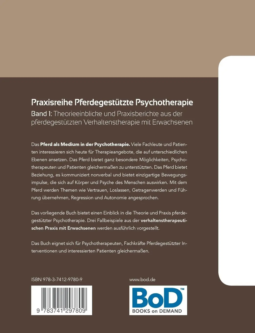 Rückseite: 9783741297809 | Praxisreihe Pferdegestützte Psychotherapie | Annette Gomolla | Buch