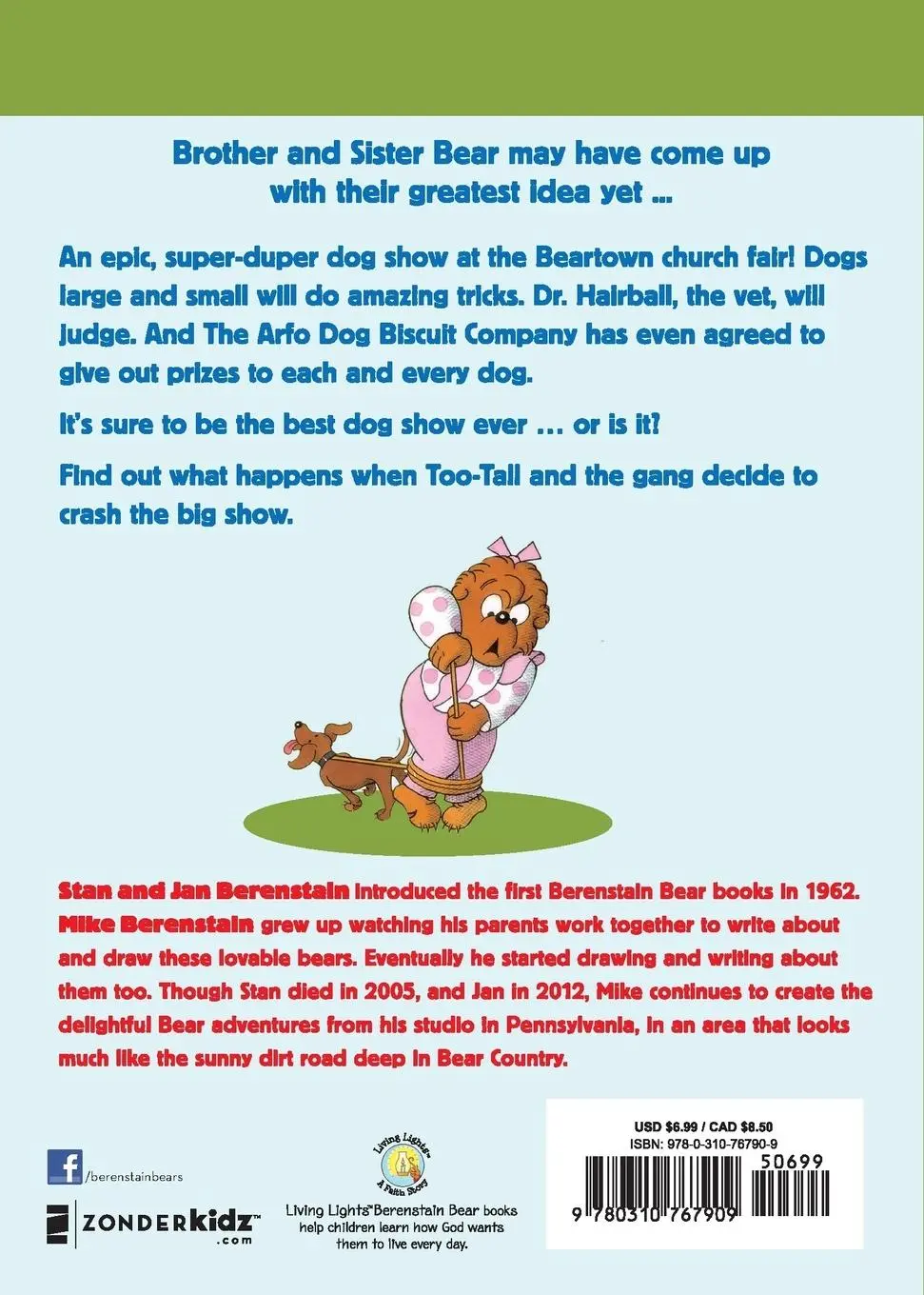 Rückseite: 9780310767909 | The Berenstain Bears' Epic Dog Show | An Early Reader Chapter Book