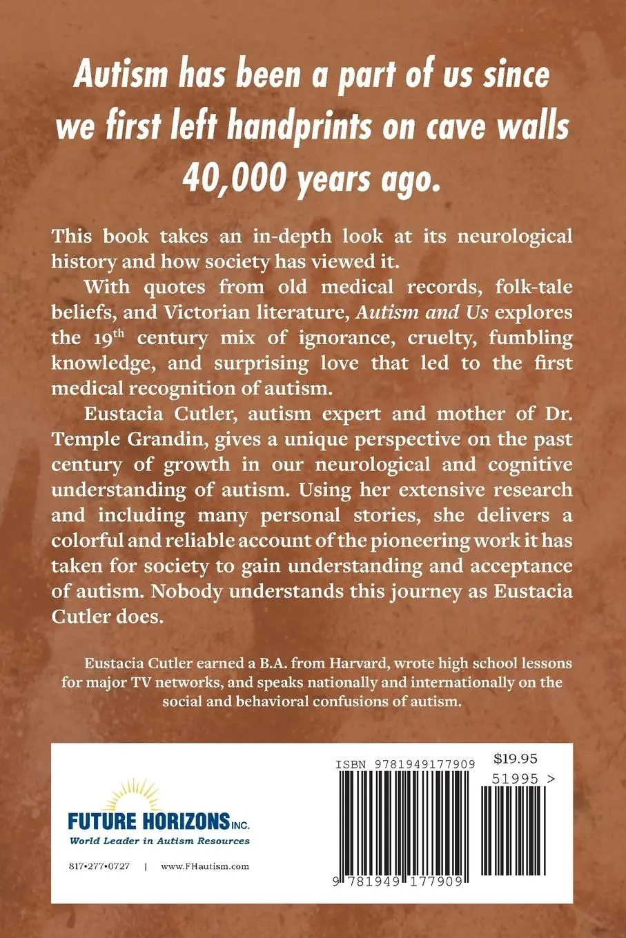 Rückseite: 9781949177909 | Autism and Us: Old as Time | A Social History of Autism | Cutler