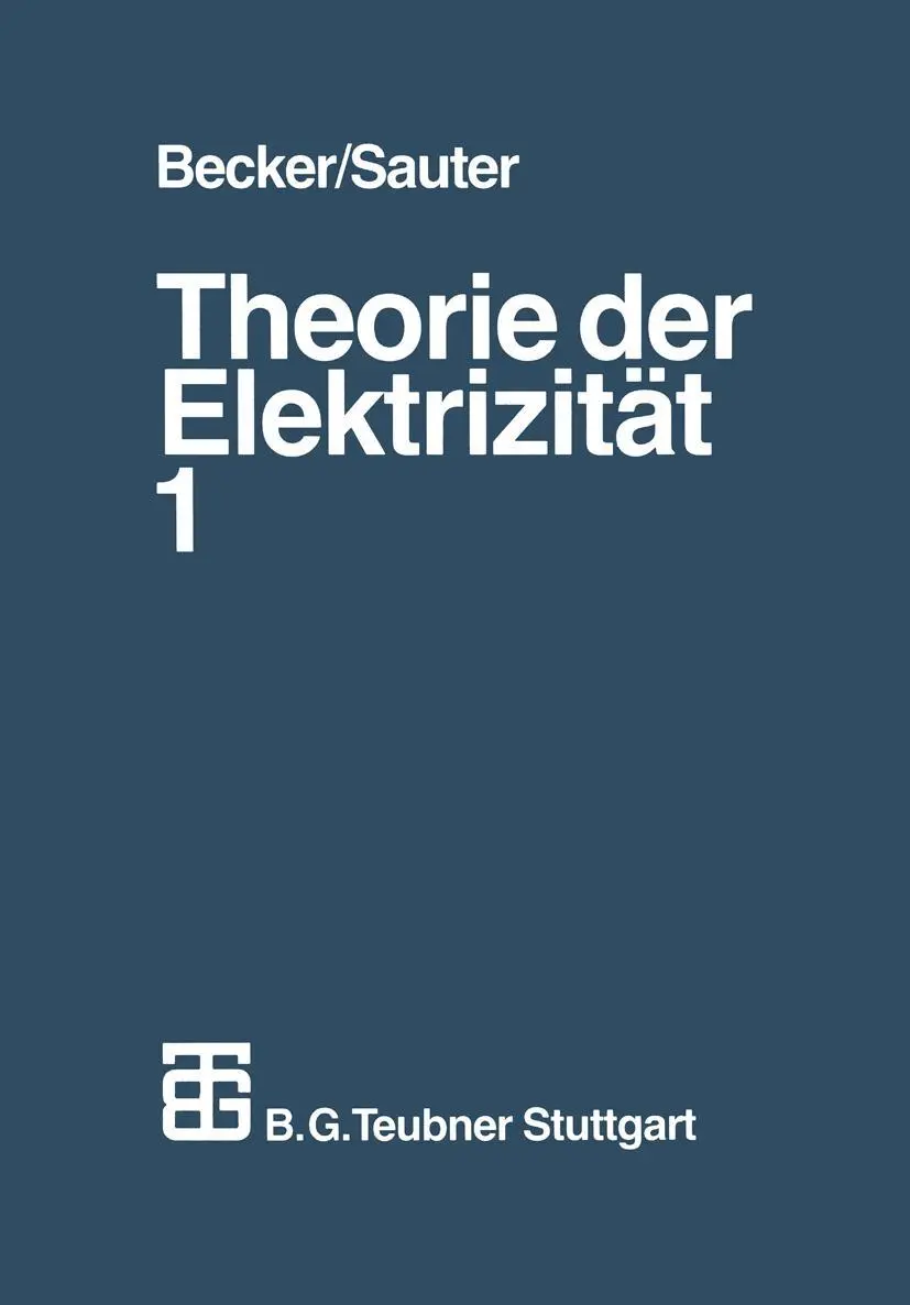 Cover: 9783322967909 | Theorie der Elektrizität | Richard Becker | Taschenbuch | 311 S.