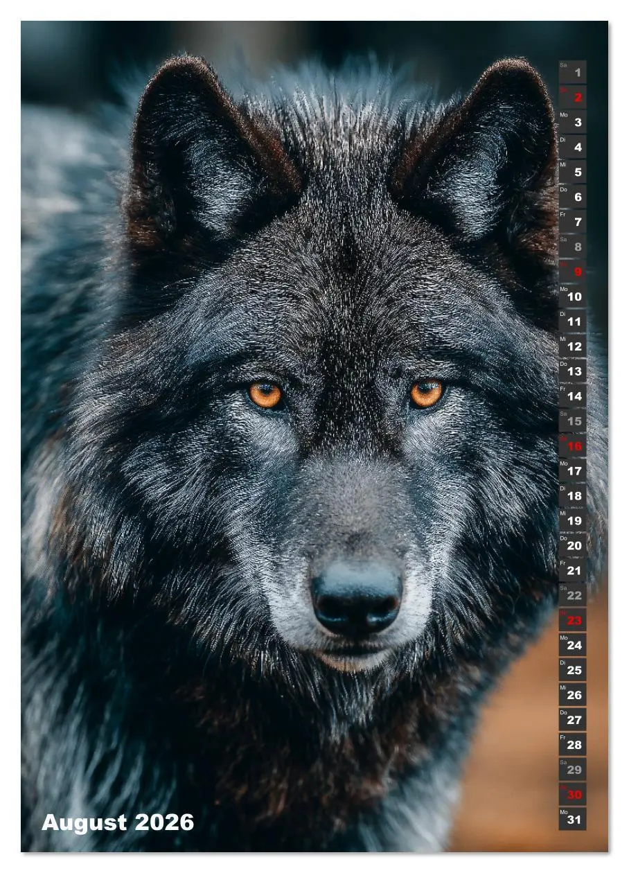 Bild: 9783516627909 | Wölfe aus aller Welt (Wandkalender 2026 DIN A2 hoch), CALVENDO...