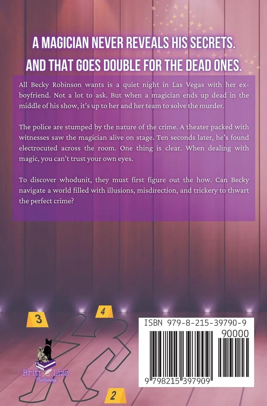 Rückseite: 9798215397909 | Trap Door Murder | A Vegas Magician Cozy Mystery | Brinegar | Buch