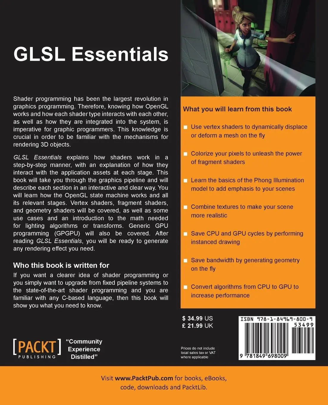 Rückseite: 9781849698009 | Glsl Essentials | Jacobo Rodriguez | Taschenbuch | Englisch | 2013