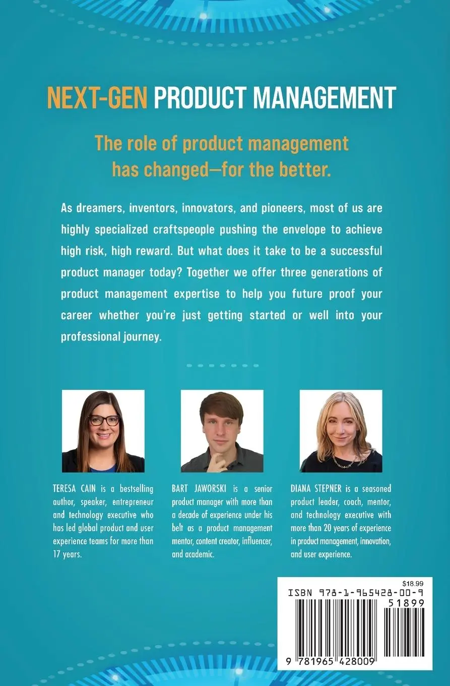Rückseite: 9781965428009 | Next-Gen Product Management | Future Proof Your Career | Cain (u. a.)