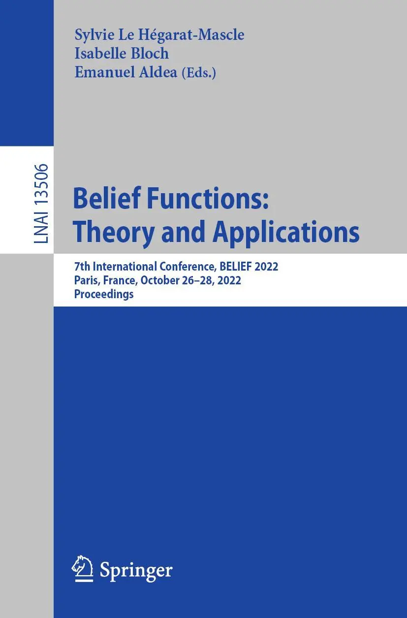 Cover: 9783031178009 | Belief Functions: Theory and Applications | Hégarat-Mascle (u. a.)