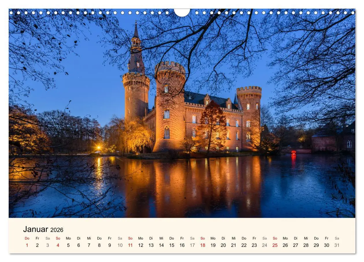 Bild: 9783457598009 | Schlösser und Burgen in NRW (Wandkalender 2026 DIN A3 quer),...