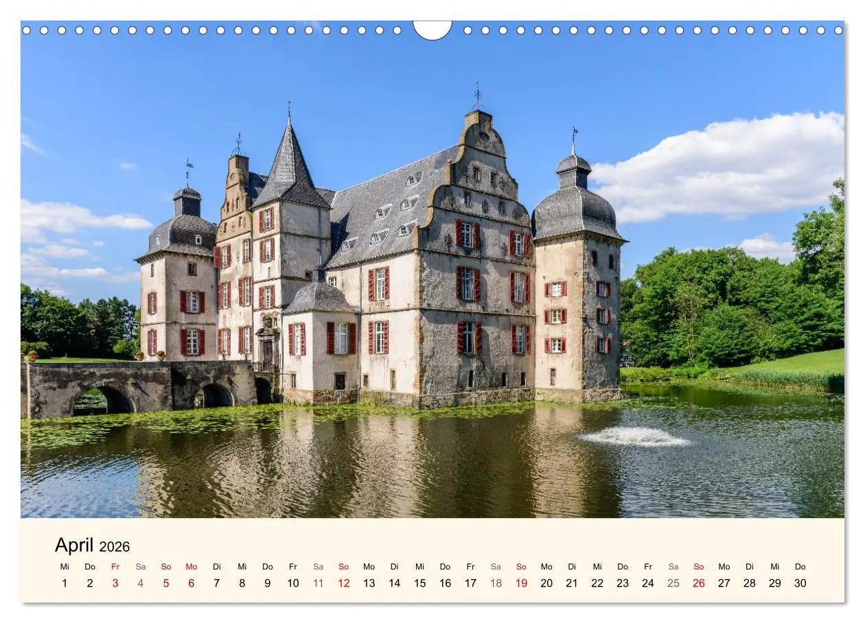 Bild: 9783457598009 | Schlösser und Burgen in NRW (Wandkalender 2026 DIN A3 quer),...
