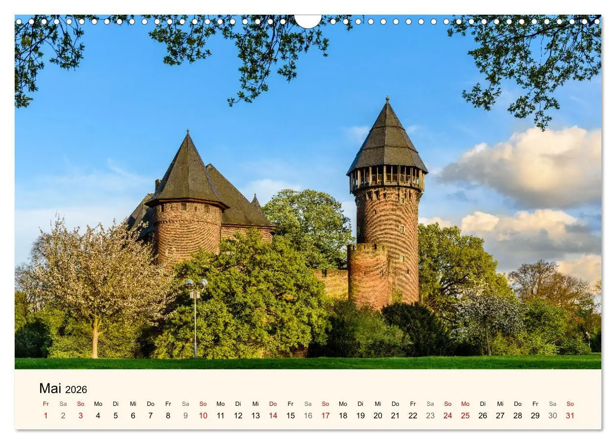 Bild: 9783457598009 | Schlösser und Burgen in NRW (Wandkalender 2026 DIN A3 quer),...