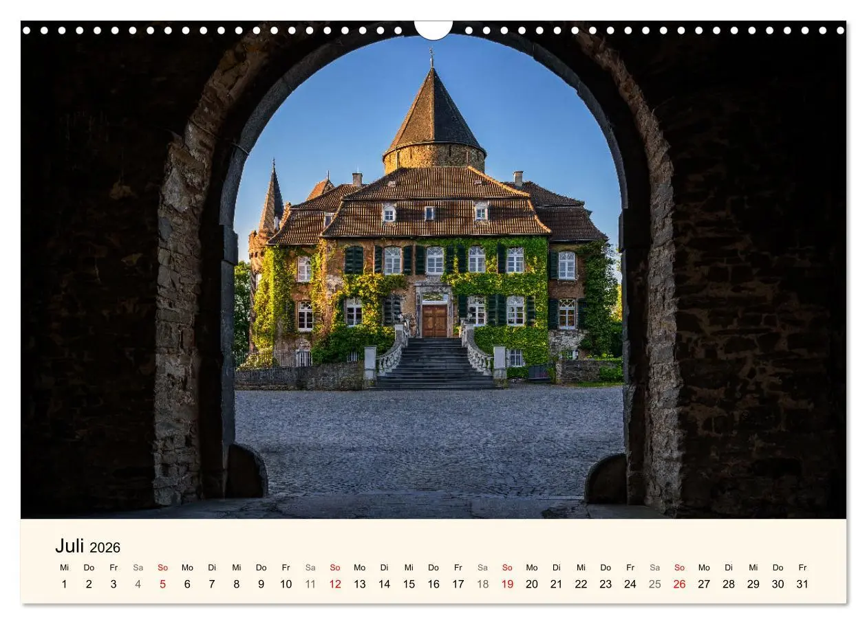 Bild: 9783457598009 | Schlösser und Burgen in NRW (Wandkalender 2026 DIN A3 quer),...