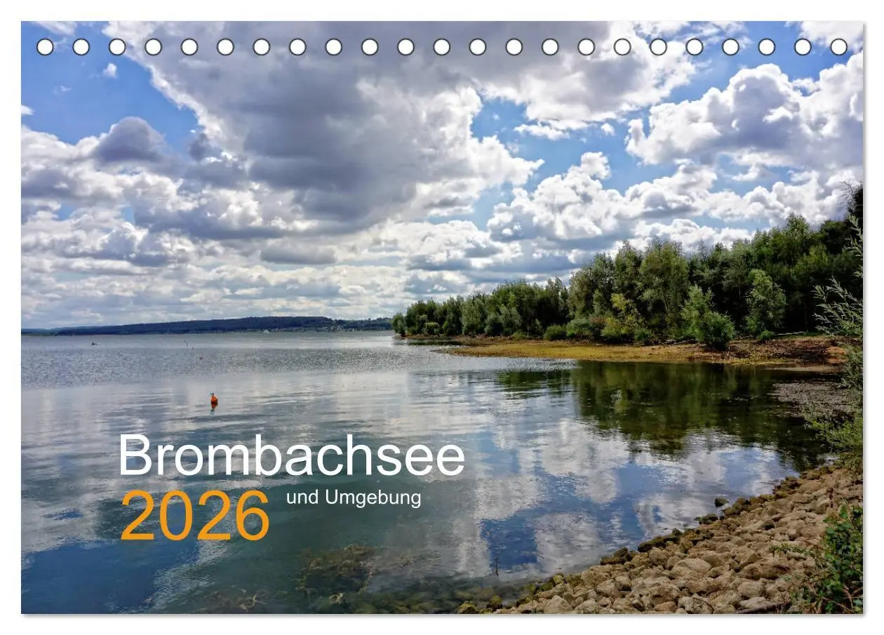 Cover: 9783457808009 | Brombachsee und Umgebung (Tischkalender 2026 DIN A5 quer), CALVENDO...